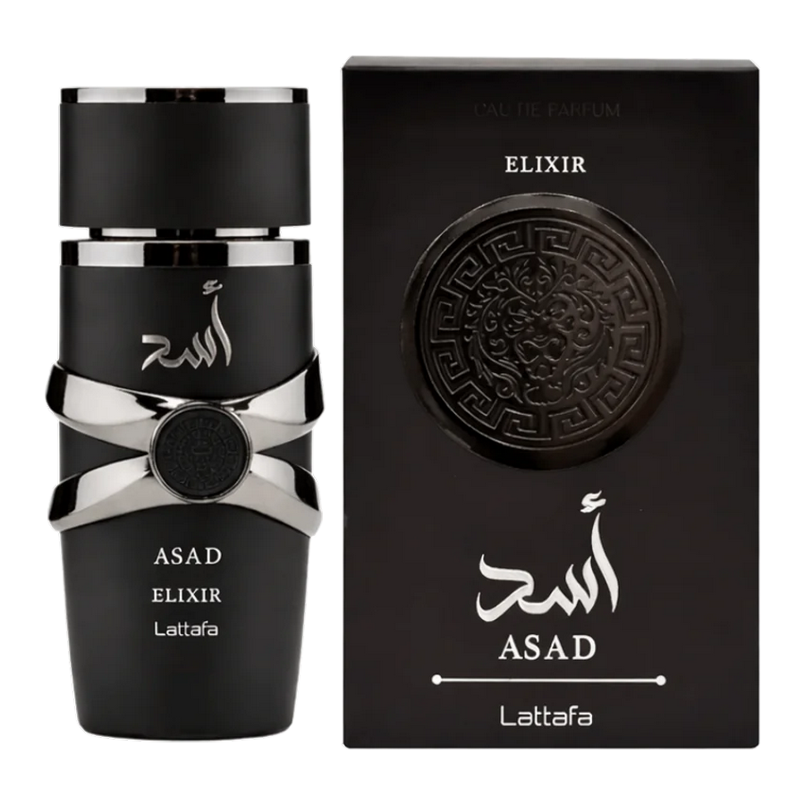 Lattafa Asad Elixir 100ml flacone con confezione