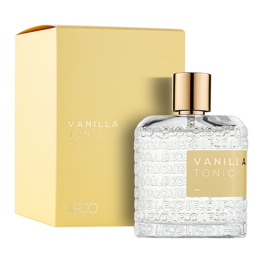 LPDO Vanilla Tonic Eau de Parfum Intenso 100ml dettaglio flacone e scatola