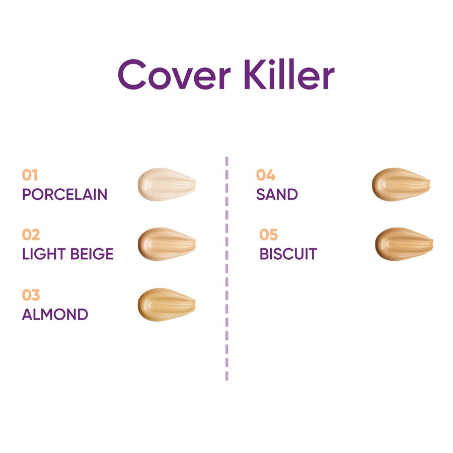 Cover Killer Correcteur Super Couvrant pour les Yeux et le Visage