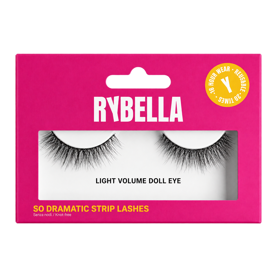 So Dramatic Strip Lashes Band Doll Eye Effect