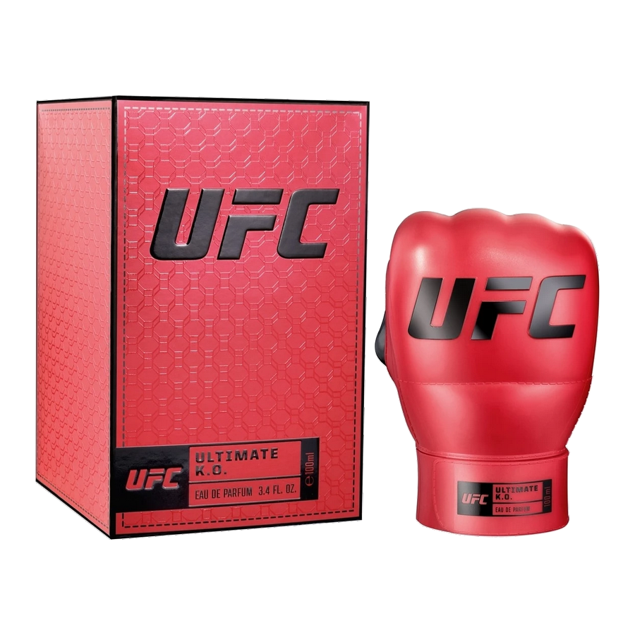 UFC Ultimate Ko Eau de Parfum 100ml dettaglio flacone e scatola