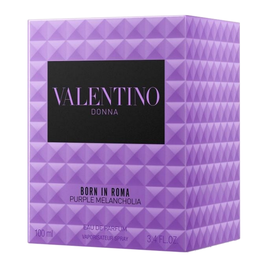 Valentino Born in Roma Purple Melancholia 100ml dettaglio confezione interna