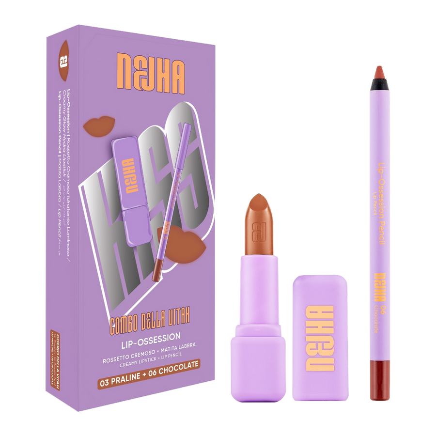 Combo della Vitah Lip-Ossession - Rossetto Cremoso + Matita Labbra