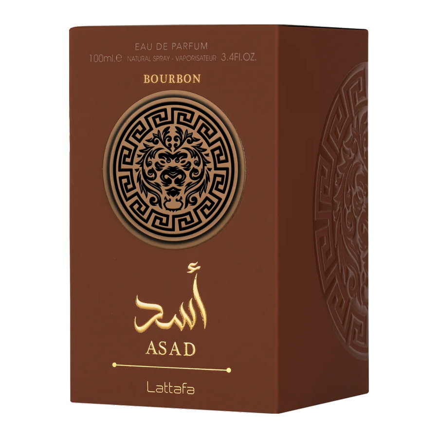 Lattafa Asad Bourbon Eau de Parfum 100ml confezione vista frontale