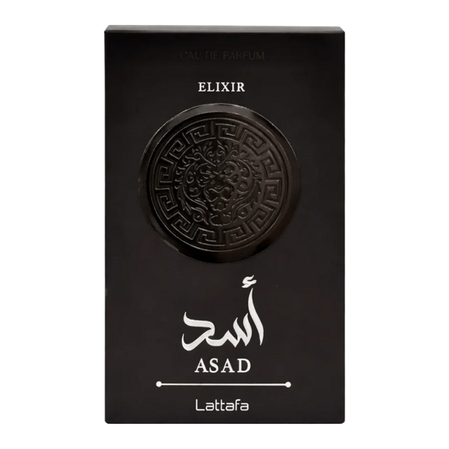 Lattafa Asad Elixir 100ml dettaglio confezione esterna
