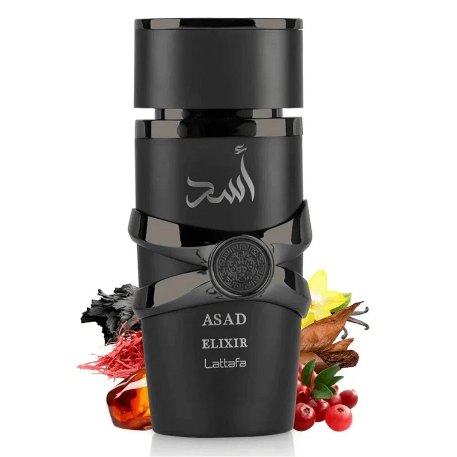 Lattafa Asad Elixir visual brand