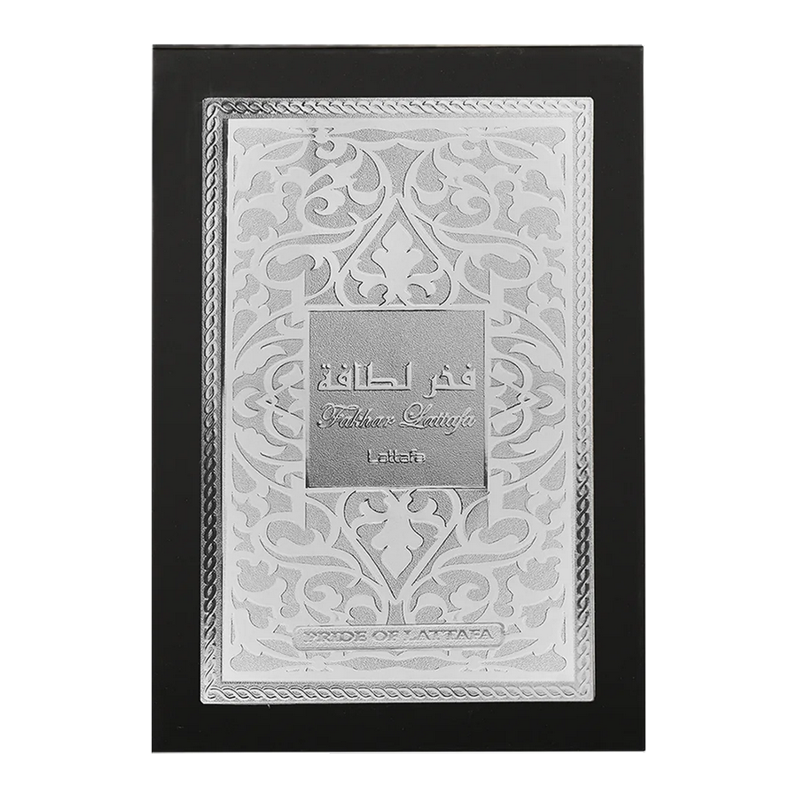 Lattafa Fakhar Black 100ml dettaglio confezione esterna