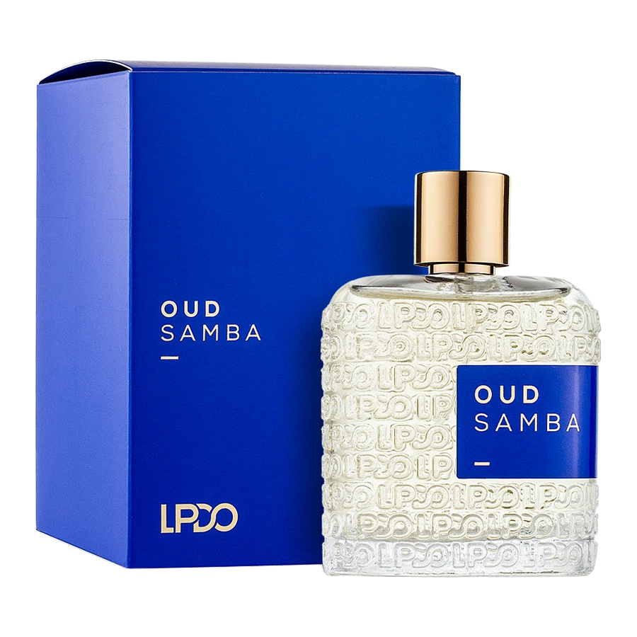 LPDO Oud Samba Eau de Parfum Intenso 100ml dettaglio flacone e scatola