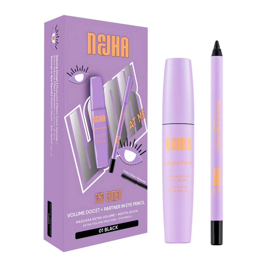 Eye Combo Volume Docet + Partner in Eye Pencil - Mascara Extra Volume + Crayon Yeux