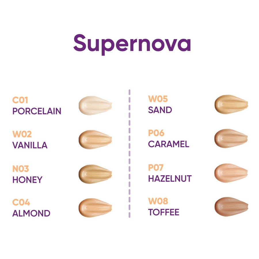 Supernova Bright Glowing Moisturising Foundation