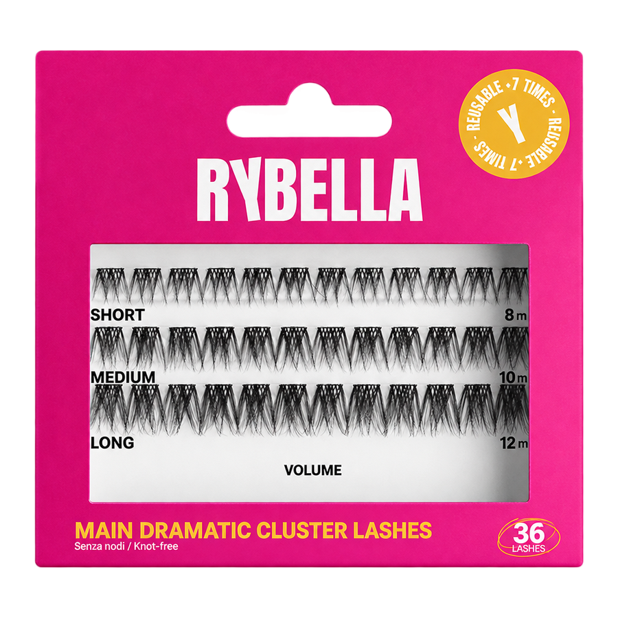 Main Dramatic Cluster Lashes Volume Effect