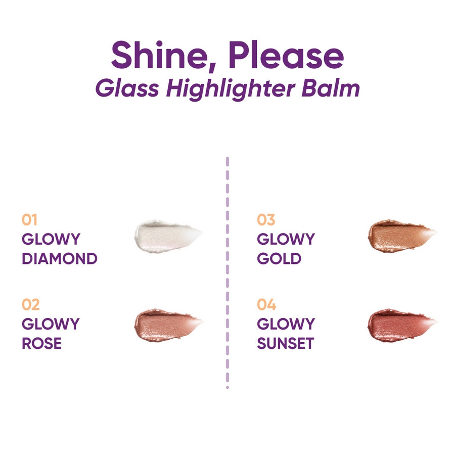 Shine, Please Glassy Highlighter Balm Illuminante Cremoso Sublimante